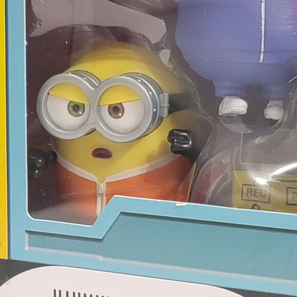 Minions Boombox Set Figures Josh Kevin Bob Stuart - Picture 3 of 12